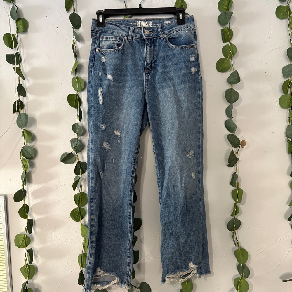 Distressed Blue Women's Jeans